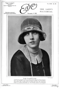 Cloche Prints: Eve front cover - Lady Loughborough