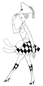 Legs Prints: Eve as a W. A. A. C, WW1