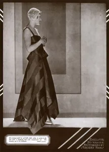 Evening Prints: Evening dress by Lanvin