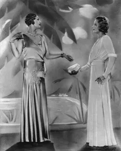 Satin Prints: Evening frocks for fashionable casinos