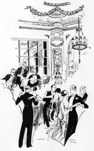 Dance Floor Prints: Evening at the Ritz by Helen McKie