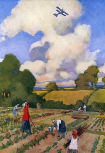 Military Prints: An Every-day Scene in 1917 by W. E. Wigfull