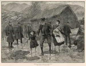 Evictions Prints: Eviction in County Kerry, Ireland