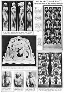 Stair Case Prints: Examples of art on the RMS Queen Mary