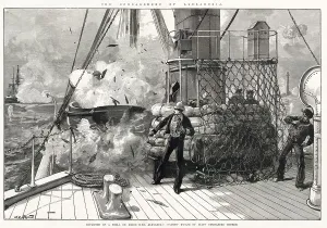 Ship Prints: Explosion of a Shell on HMS Alexandra
