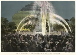 Fountain Prints: Exterior of the International Inventions Exhibition 1885
