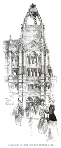 Exterior Prints: Exterior of the London Hippodrome