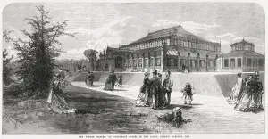 Exterior Prints: Exterior of the winter garden or Temperate House, designed for the accommodation of trees