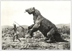 Source Prints: Extinct / Megatherium