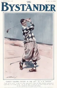 Caught Prints: Famous Golfers Caught In The Act. No. 9 H. Cotton