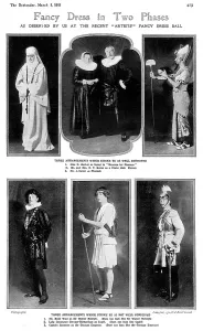 Measure Prints: Fancy dress costumes at the Artists Fancy Dress ball