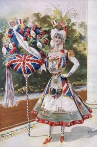 Flag Prints: Fancy Dress - the Entente Cordiale