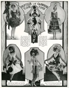 Jones Prints: Fancy dress for winter Carnival 1929