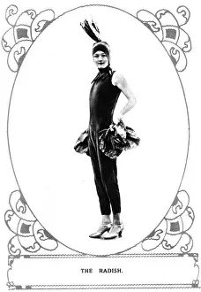 Jones Prints: Fancy Dress for Winter sports holiday carnival - radish