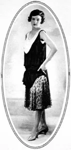 Yoke Prints: Fashion for dances, 1927