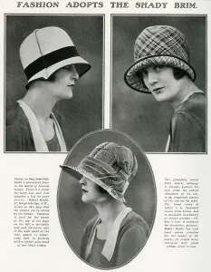 Cloche Prints: Fashion for hats in 1927
