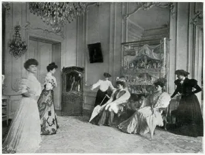 Paris Prints: Fashion House latest Paris dresses 1905
