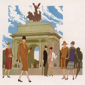 Chatting Prints: Fashion illustration for The Sphere 1927