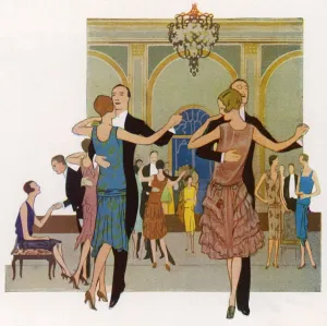 Couples Prints: Fashion illustration for The Sphere 1927
