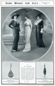 Gowns Prints: Fashion for July 1913