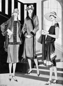 Fashion Prints: Fashion sketched on the Riviera