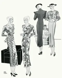 Frocks Prints: Fashion for summer 1934