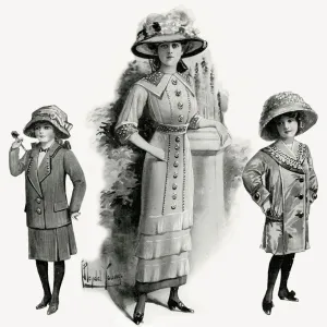 Blazer Prints: Fashion for the young girls 1912