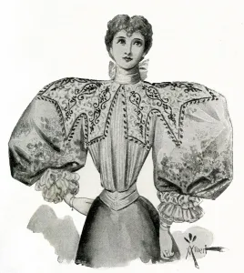 Fashion Prints: Fashionable blouse 1895