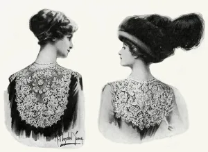Collar Prints: Two fashionable collars 1912