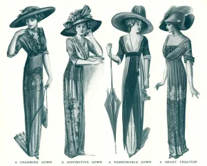 Frocks Prints: Fashionable dresses for women 1911