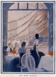 Glamour Prints: Fashionable folk at a ball
