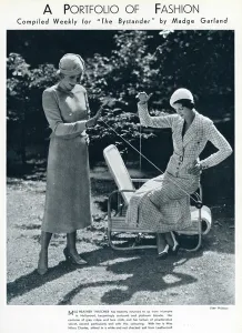 Thatcher Prints: Fashionable ladies playing with yoyos, 1932