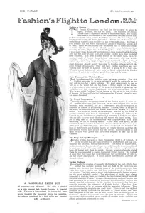 Tailor Prints: A fashionable tailor suit, 1914