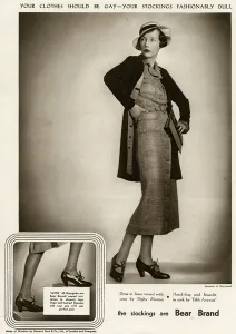 Wrap Prints: Fashionable woman 1934