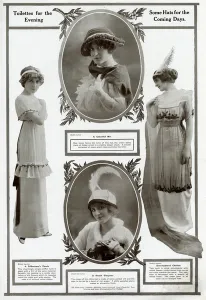 Straw Prints: Fashionable womens clothing 1913