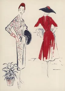 Shantung Prints: Fashions for 1954