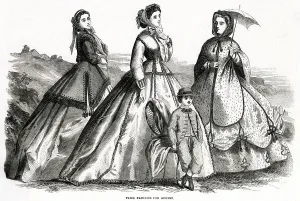 Seaside Prints: Fashions for August 1865
