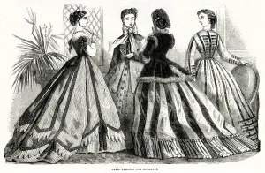 Bonnet Prints: Fashions for December 1865