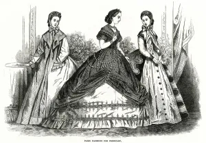 Ribbon Prints: Fashions for February 1865