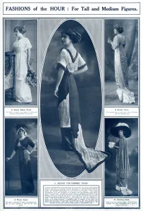 Satin Prints: Fashions of the hour, for tall and medium figures 1912