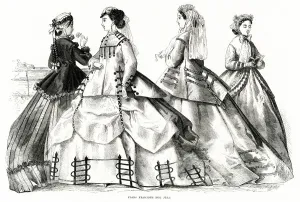 Images Dated 13th September 2018: Fashions for July 1865