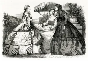 Images Dated 13th September 2018: Fashions for June 1865