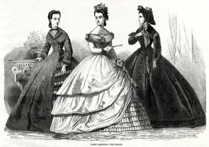 Corsage Prints: Fashions for March 1864