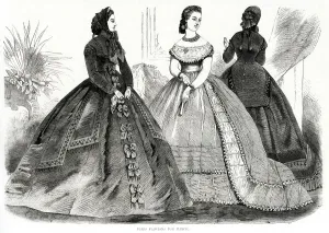 Ribbon Prints: Fashions for March 1865