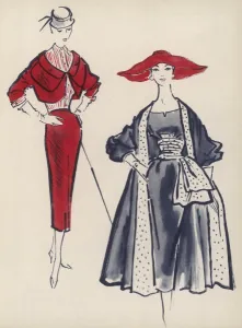 Morton Prints: Fashions by Michael and Digby Morton, 1954