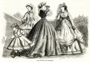 Childrens Prints: Fashions for September 1865