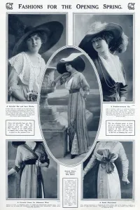 Straw Prints: Fashions for spring 1912