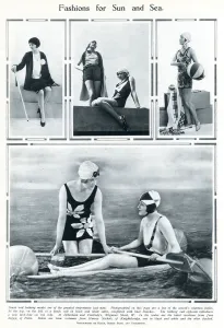 Debenham Prints: Fashions for the sun and sea 1929