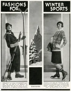 Jumper Prints: Fashions for winter sports 1929