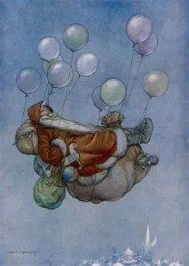 Colour Prints: How Father Christmas came to earth